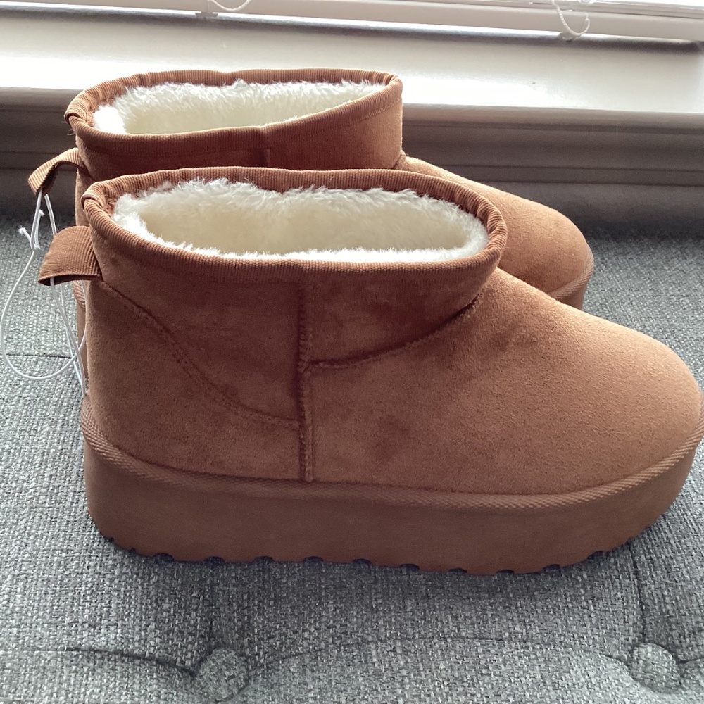Olivia and Kate flat heel platform booties - Picture 10 of 15